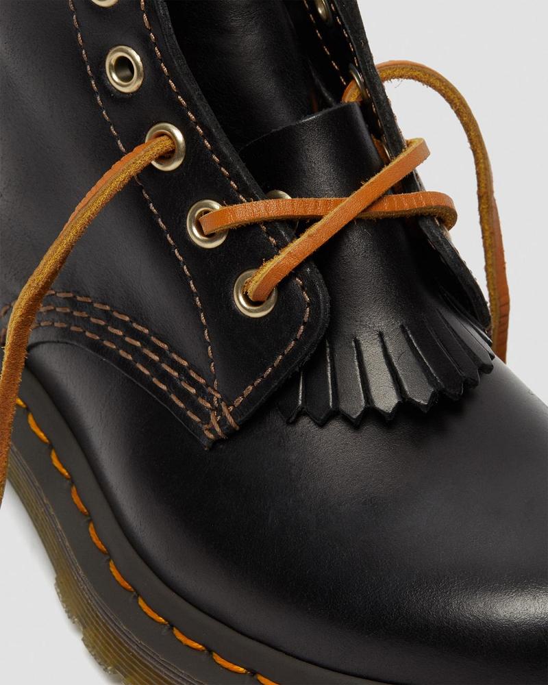 Dr Martens 1460 Pascal Abruzzo Lær Ankelstøvletter Dame Svarte | Norge 8TCE